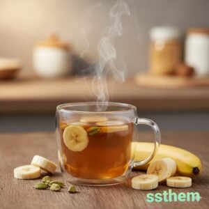 Warm Banana Digestive Tea گرم کیلا ڈائجیسٹو چائے