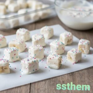 Banana Yogurt Freeze Bites کیلا دہی فریز بائٹس